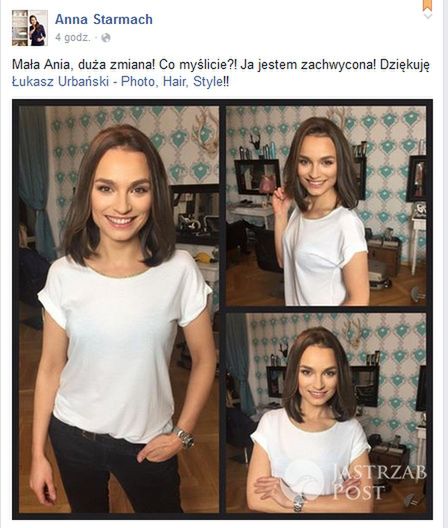 Anna Starmach obcięła włosy