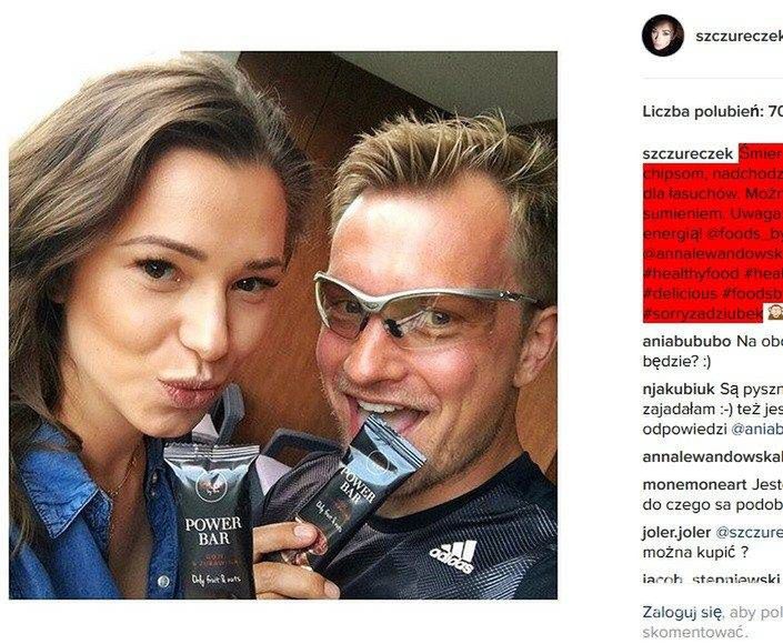 Kuba i Agnieszka Wesołowscy z batonami mocy