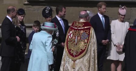 Brytyjska rodzina królewska udała się na wielkanocną mszę. Zabrakło Meghan Markle