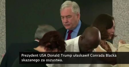 Donald Trump ułaskawił swojego biografa i byłego magnata prasowego