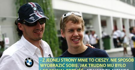 Mieszane uczucia Vettela na temat powrotu Kubicy