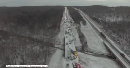 Gigantyczny karambol w amerykańskim stanie Missouri. 11 osób rannych