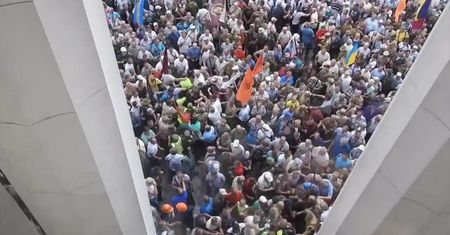 Radzieccy weterani oraz likwidatorzy skutków wybuchu w Czarnobylu domagają się przywrócenia świadczeń socjalnych