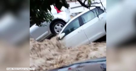 5 ofiar powodzi w Tunezji. Ulewne deszcze zamieniły ulice w rwące potoki