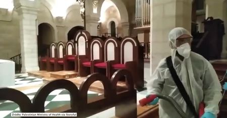 Bazylika Narodzenia Pańskiego w Betlejem zamknięta do odwołania. Przez zagrożenie koronawirusem