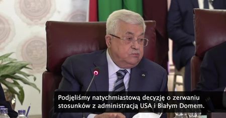 Liga Arabska odrzuca plan Trumpa. Palestyna zrywa współpracę z USA i Izraelem