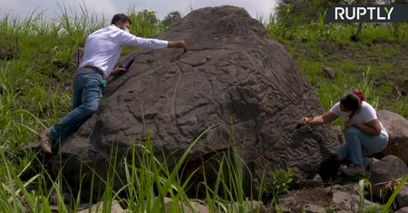 Archeolodzy odnaleźli kamienną mapę sprzed 2 tys. lat w Meksyku