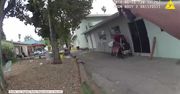 Policjanci z Los Angeles zastrzelili nożownika i jego zakładniczkę. Drastyczne nagranie z kamer osobistych policjantów