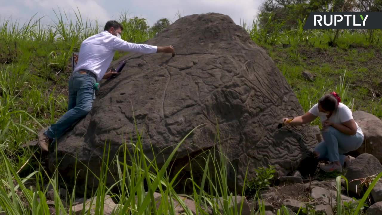 Archeolodzy odnaleźli kamienną mapę sprzed 2 tys. lat w Meksyku