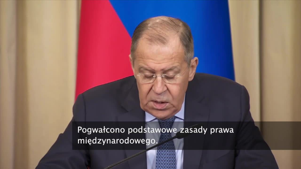 S. Ławrow oskarża Ukrainę o „oczywistą prowokację” w Cieśninie Kerczeńskiej