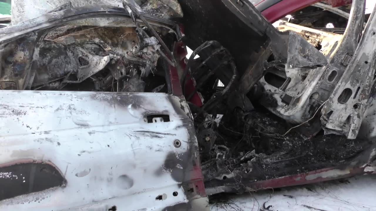 Wypadek pod Braniewem. Pięć osób zginęło w płonącym samochodzie