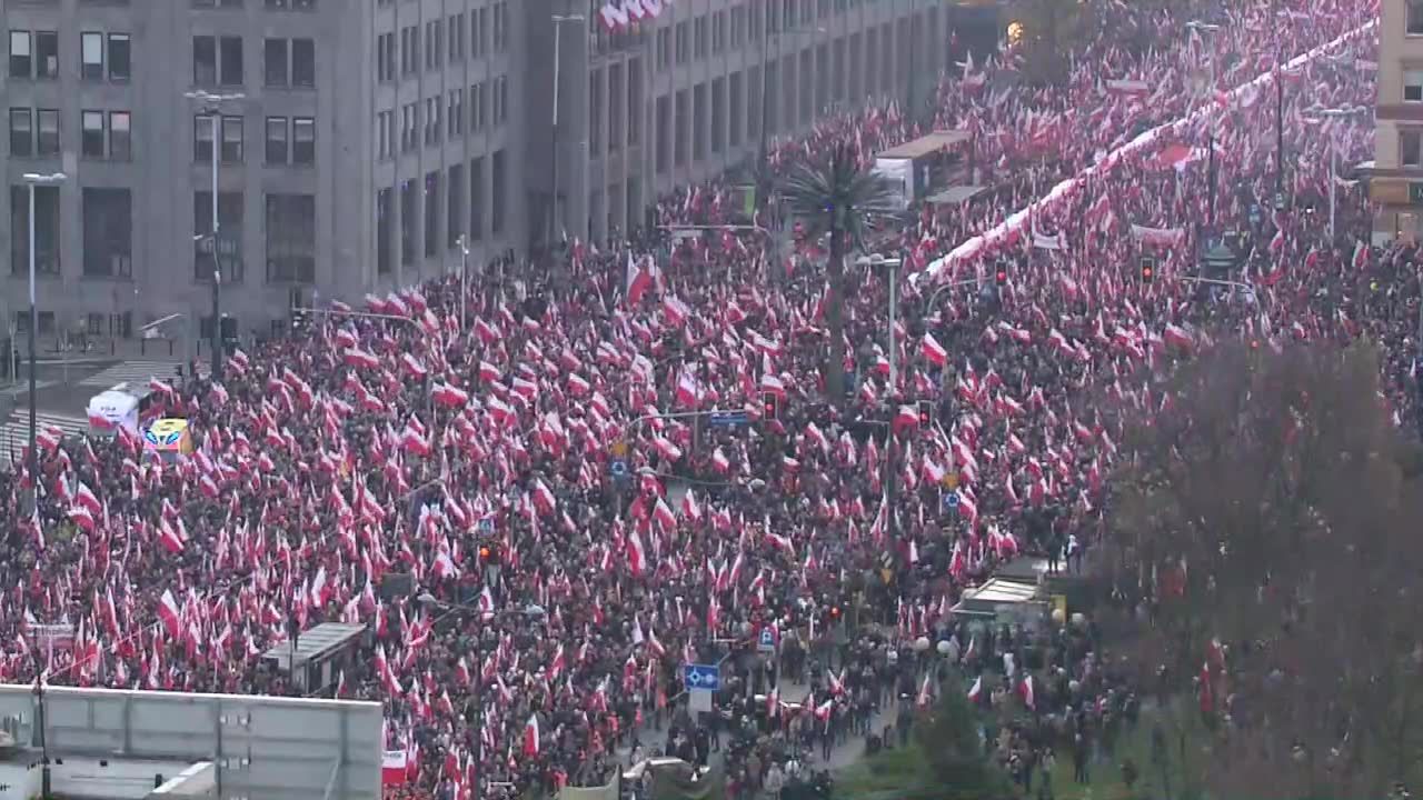 Marsz Niepodległości w Warszawie