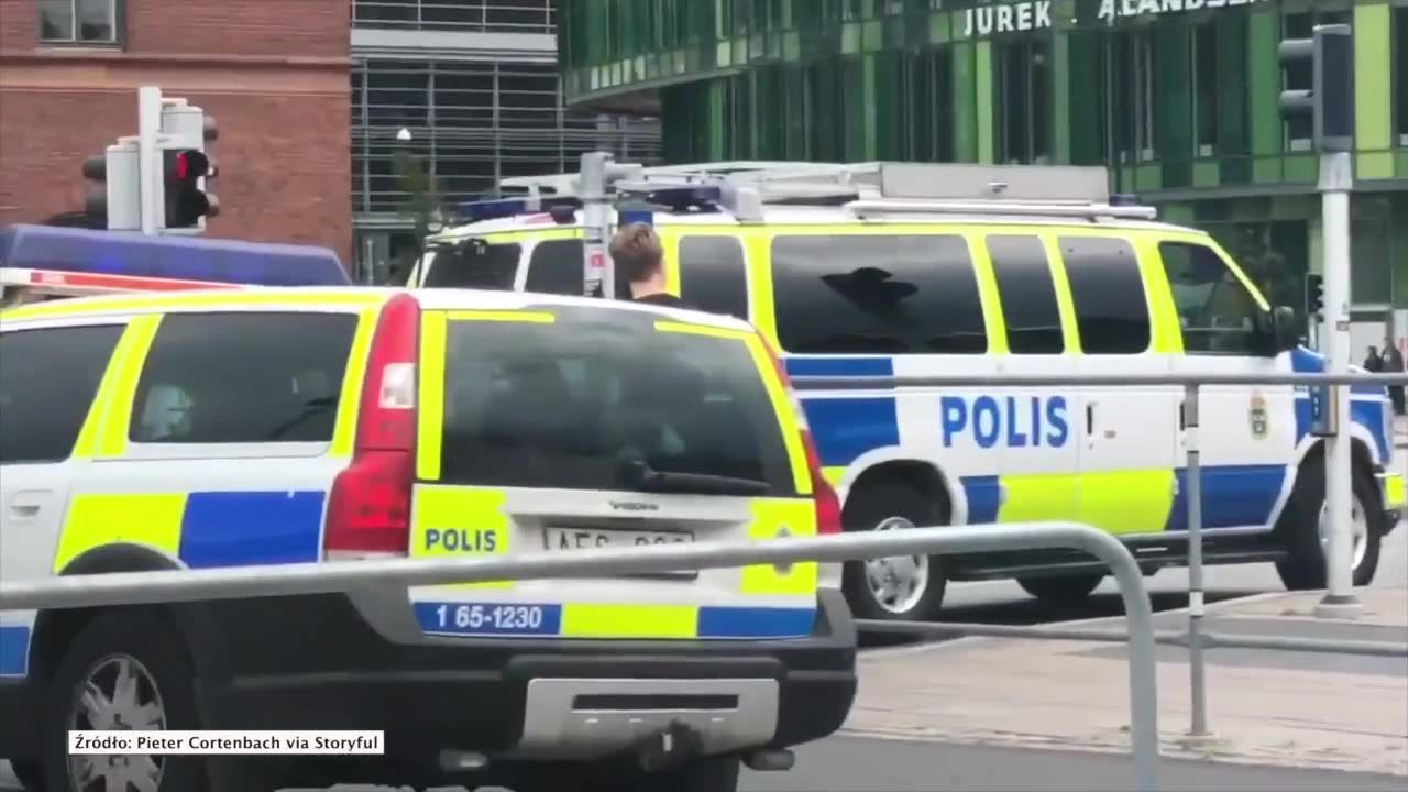 Groził zdetonowaniem bomby na dworcu w Malmo. Postrzelili go policjanci