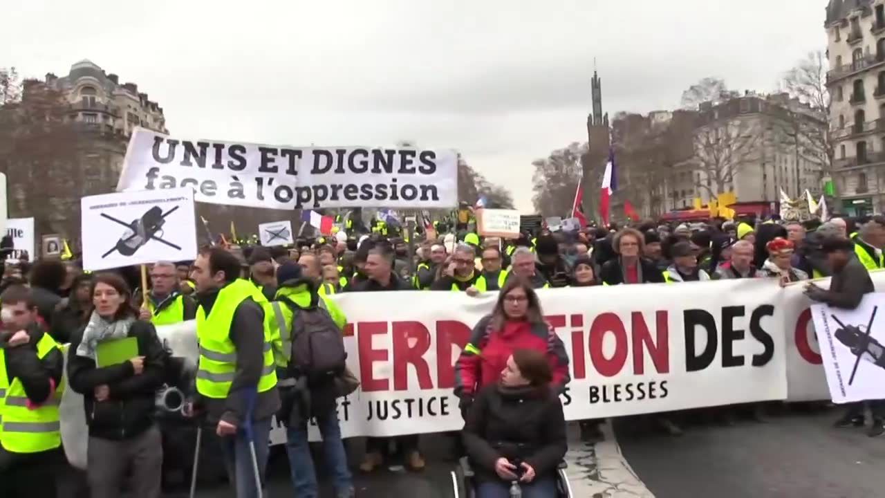 Kolejne protesty “żółtych kamizelek” we Francji. Już 12 tydzień z rzędu