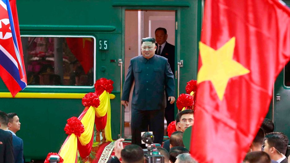 Lider Korei Północnej Kim Dzong Un.