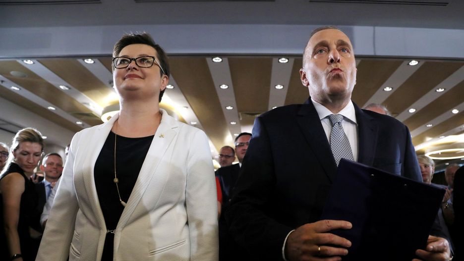 Katarzyna Lubnauer i Grzegorz Schetyna.