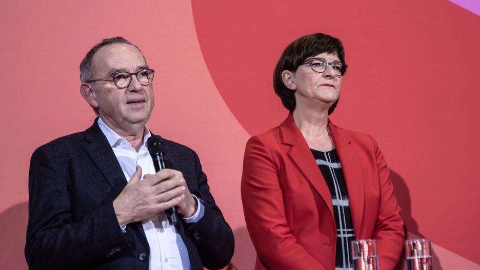 Norbert Walter-Borjans i Saskia Esken.