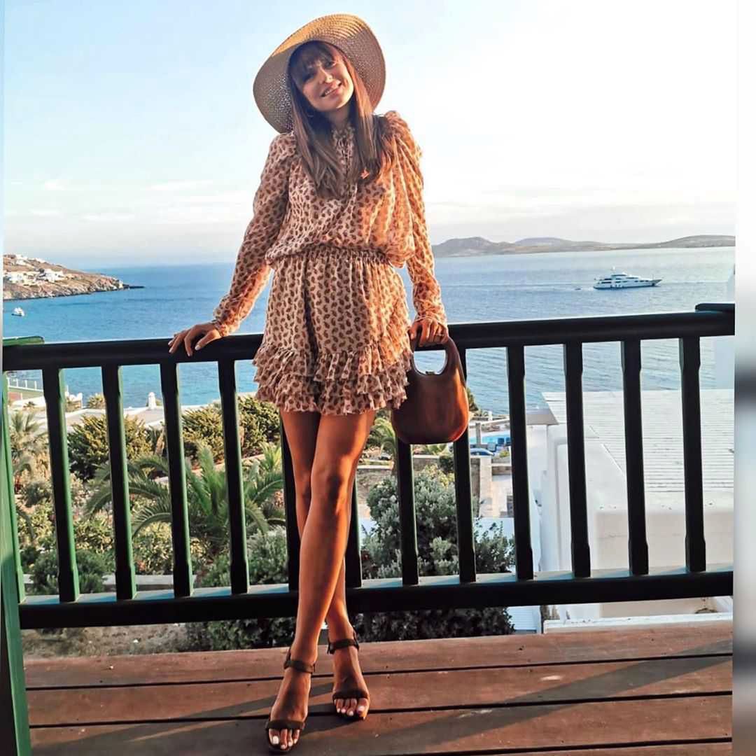 Anna Lewandowska na Mykonos
