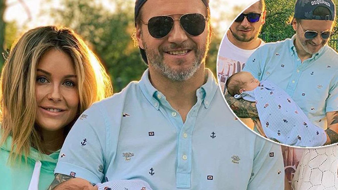 Radosław Majdan - zdjęcia z rodziną