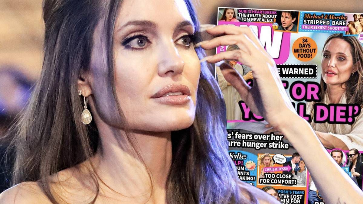 Wychudzona Angelina Jolie straszy na okładce tabloidu. Kto jej zrobił aż tak koszmarne zdjęcia?!