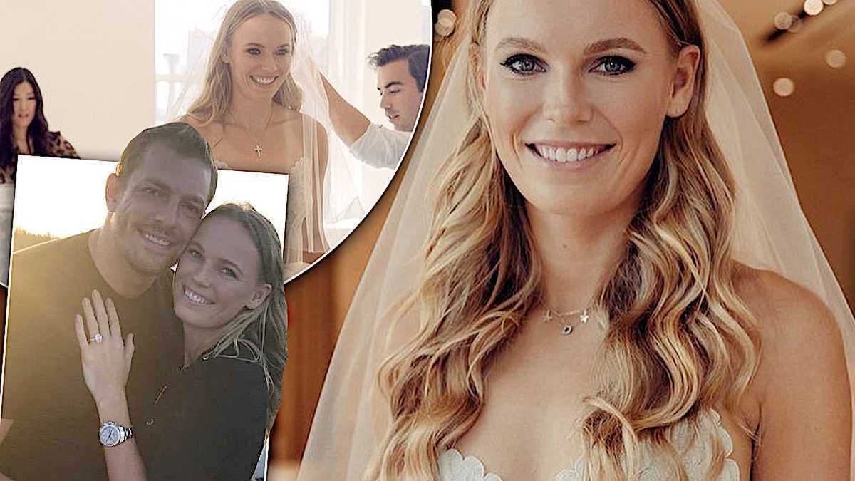 Caroline Wozniacki wzięła ślub! Królowa tenisa powiedziała "tak" w najseksowniejszej sukni ślubnej jaką widzieliśmy!