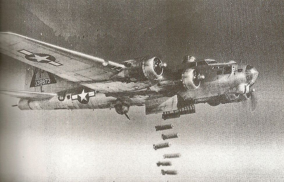 Bombowiec B-17 podczas II wojny światowej