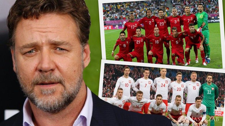 Russell Crowe o meczu Polska Portugalia