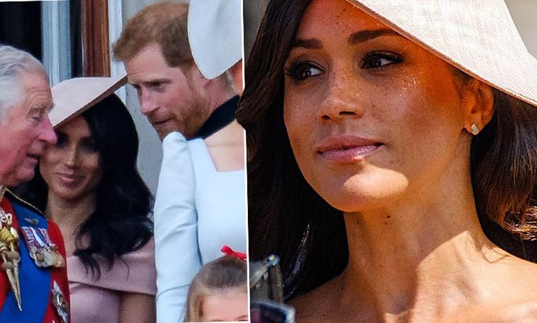 Meghan Markle i książę Harry, rozmowa na balkonie