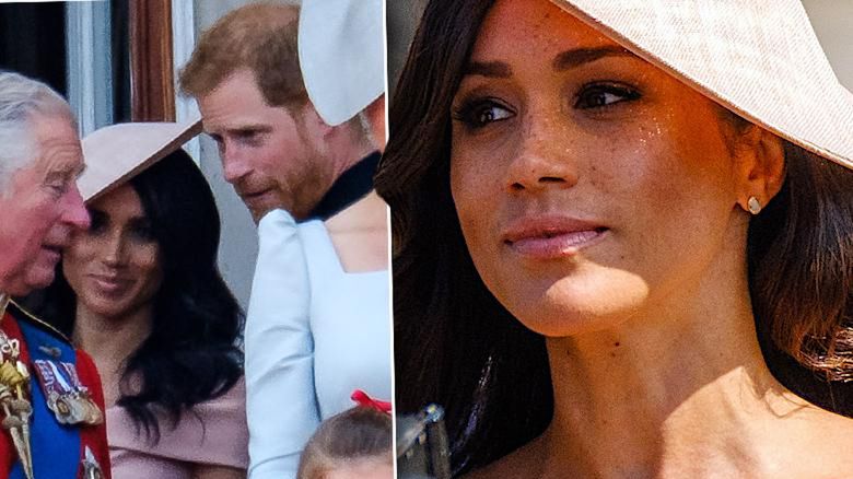 Meghan Markle i książę Harry, rozmowa na balkonie