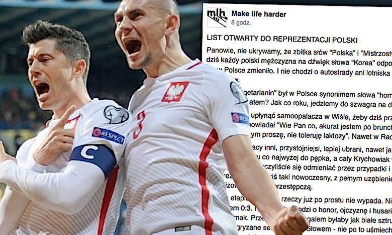 HIT Internetu przed meczem Polska-Senegal! Make Life Harder opublikowali otwarty list do naszej kadry!