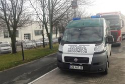 Prowadził ciężarówkę z nogami na podszybiu. To nie wszystko, co szofer miał do ukrycia