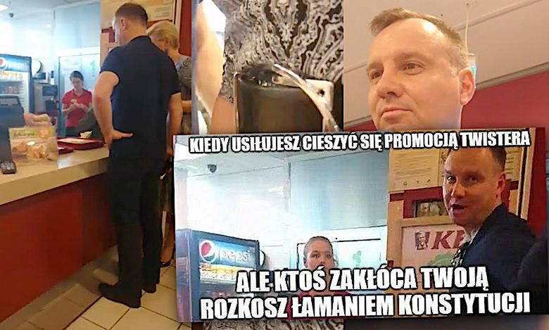 Duda w KFC, konsytucja, memy