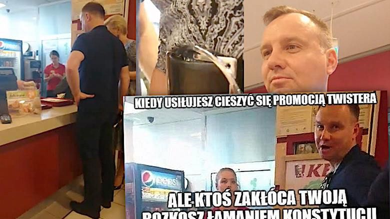Duda w KFC, konsytucja, memy