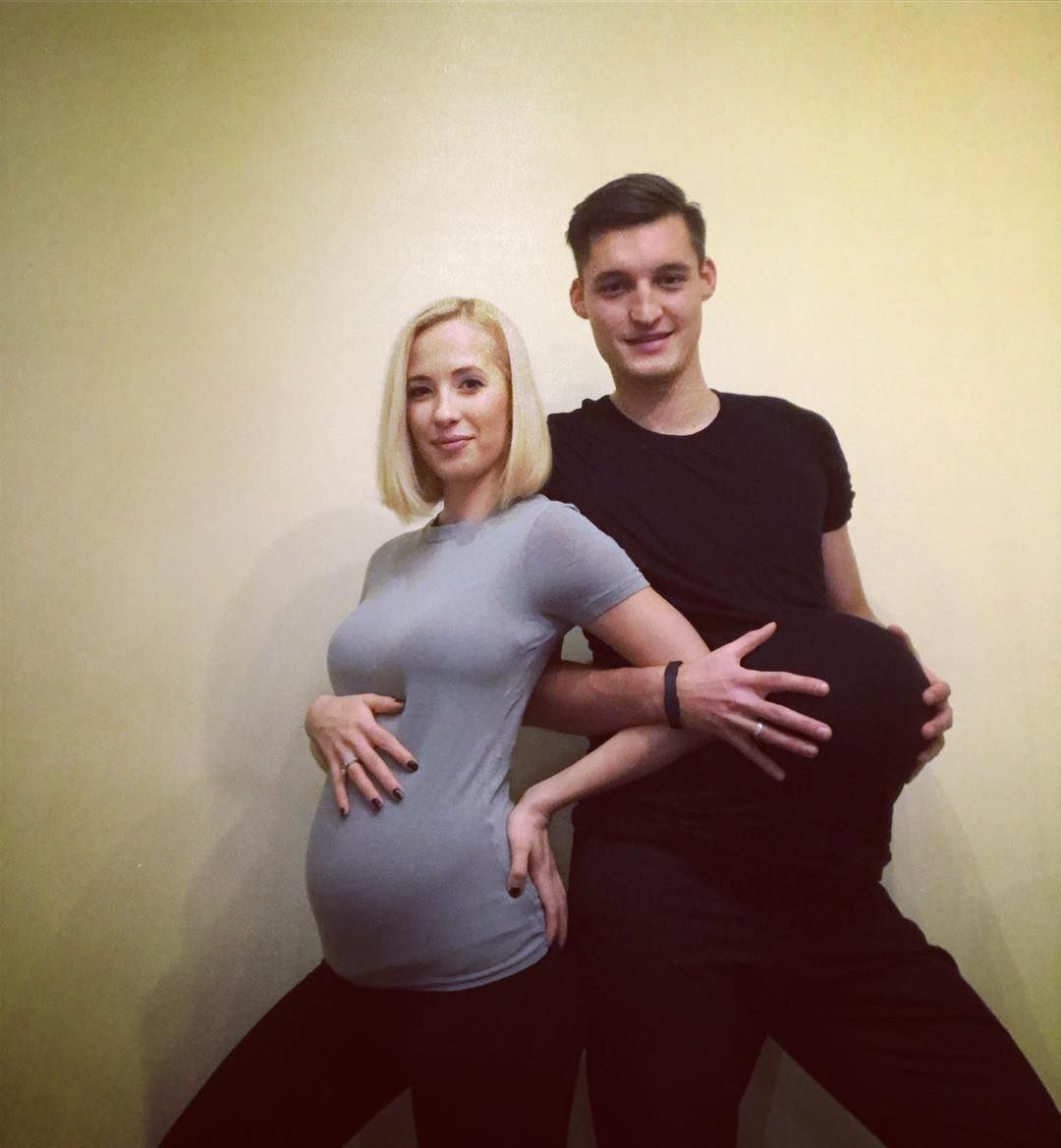 Michał Żyro z partnerką