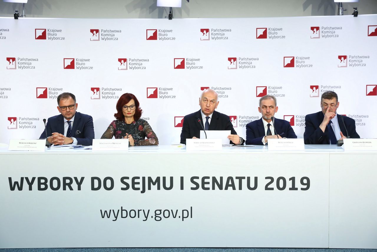 Oficjalne wyniki wyborów parlamentarnych 2019. PKW podało dane ze 100 proc. komisji