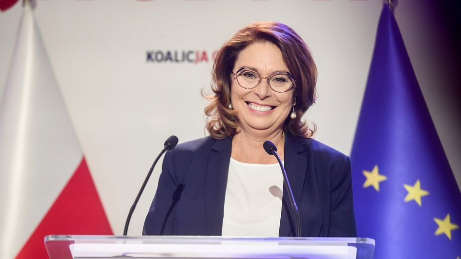  Małgorzata Kidawa-Błońska na konwencji programowej Koalicji Obywatelskiej 6 września