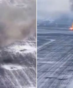 Rosjanie zaskoczeni na froncie. Moment ataku na czołgi armii Putina