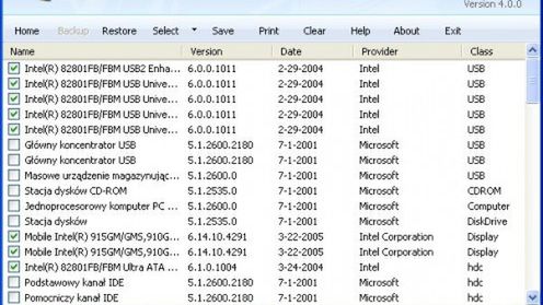 Jak zrobić backup sterowników? 1
