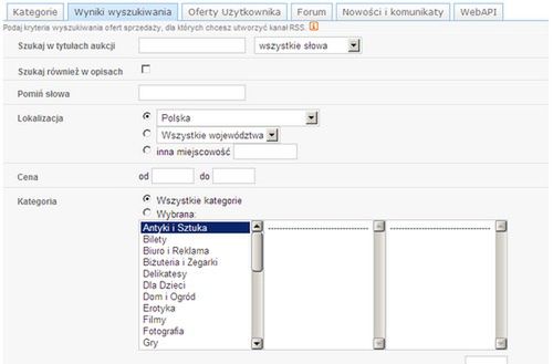 Generator RSS Allegro - łatwe śledzenie nowych ofert 3
