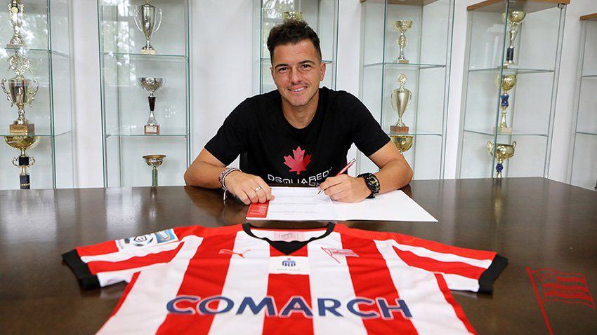 Materiały prasowe / MKS Cracovia SSA / Na zdjęciu: Airam Cabrera