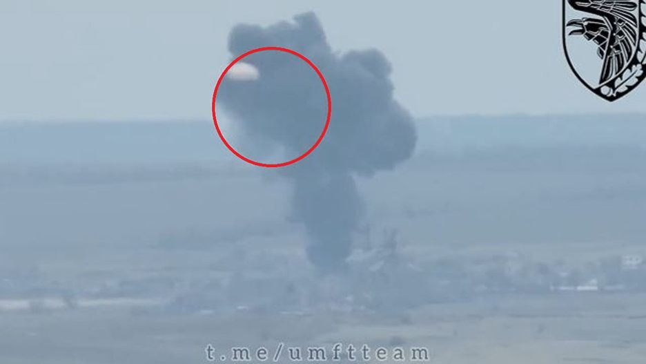 Nagranie powstałe tuż po zestrzeleniu Su-24