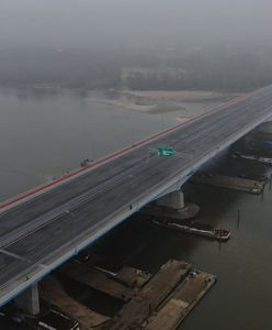 Warszawa. Most Anny Jagiellonki. Dla upamiętnienia pierwszej przeprawy przez Wisłę