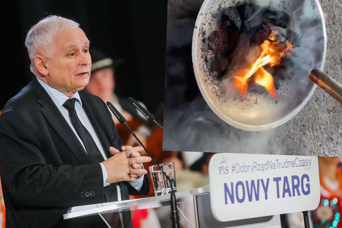 Burza o słowa Jarosława Kaczyńskiego.   "Trzeba palić wszystkim", nawet słabej jakości węglem z importu?