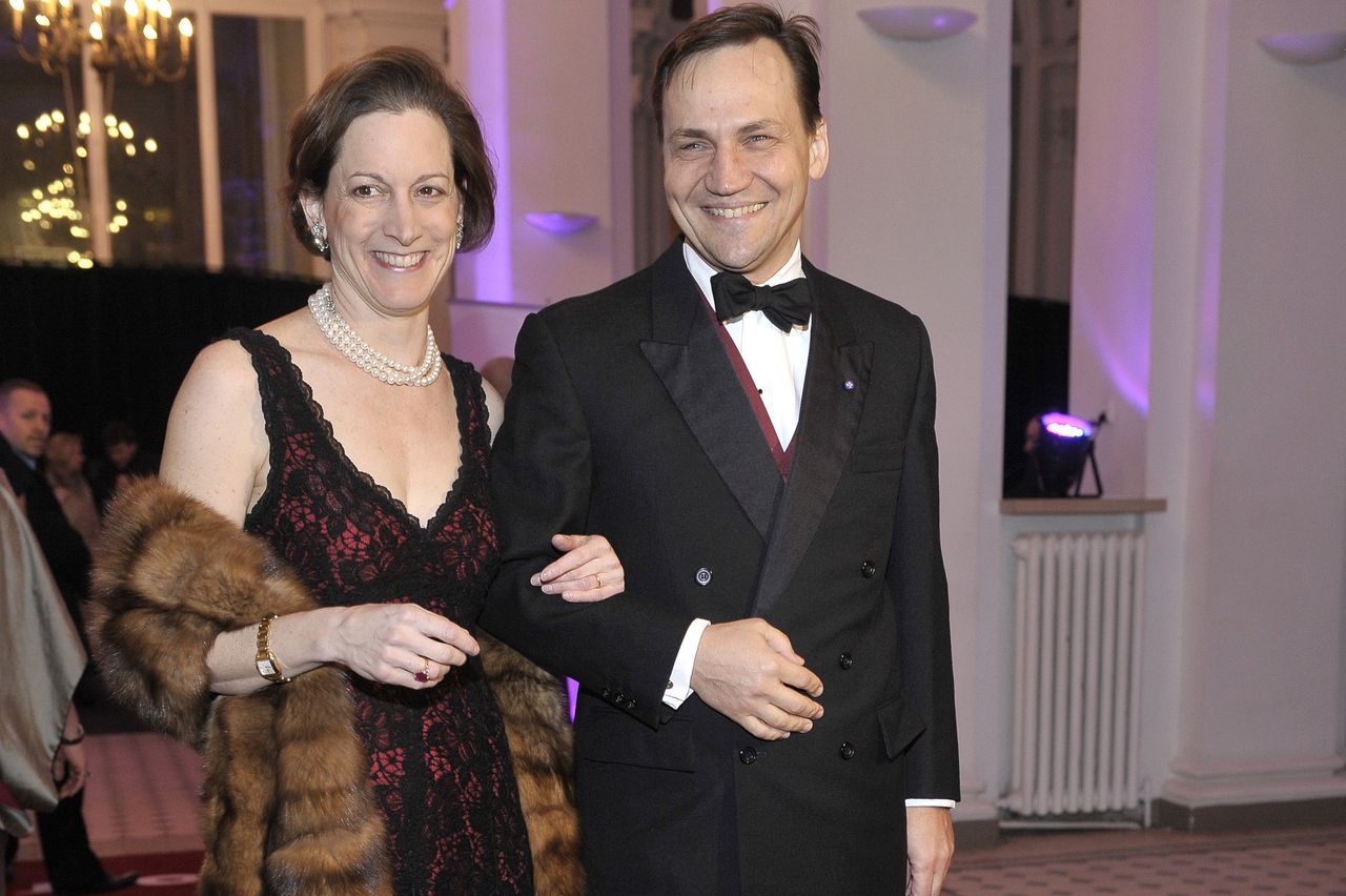 Anne Applebaum i Radosław Sikorski w 2010 roku