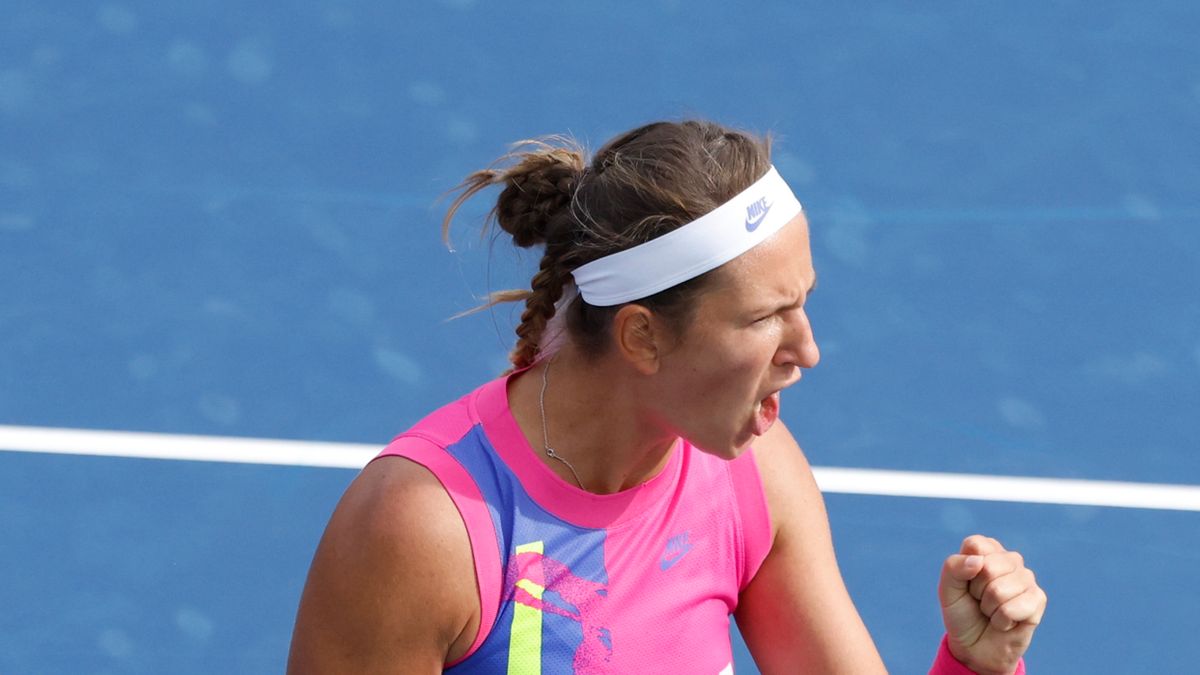 Zdjęcie okładkowe artykułu: PAP/EPA / JASON SZENES  / Na zdjęciu: Wiktoria Azarenka