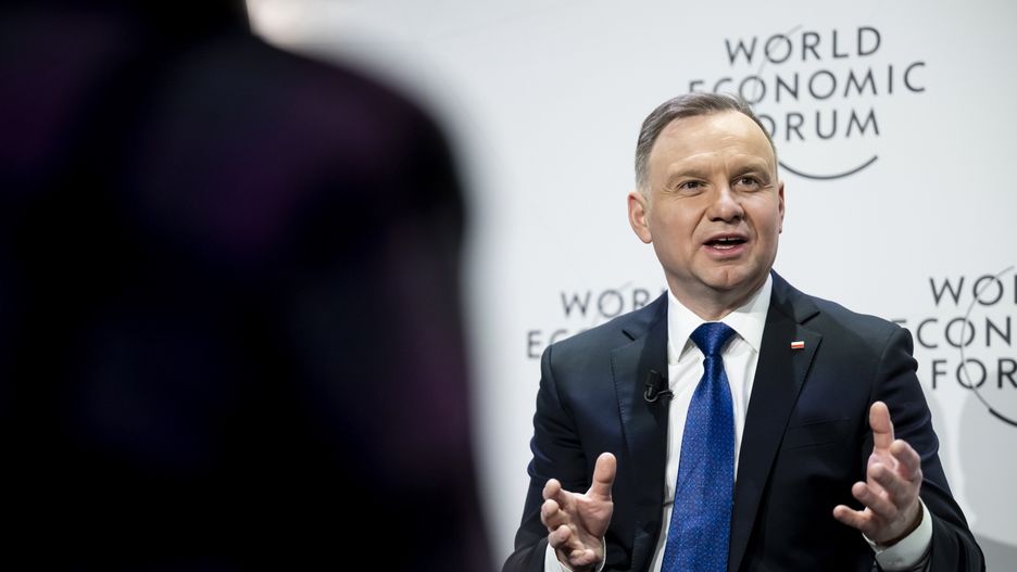Duda w Davos. Mówi o czołgach Leopard