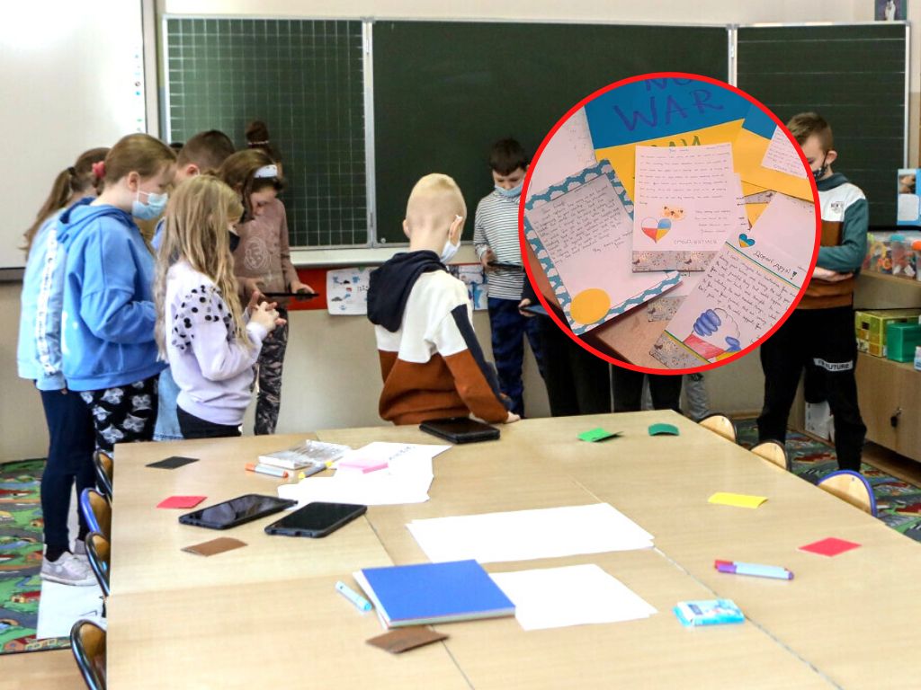 Polskie dzieci podczas lekcji - wkrótce mogą dołączyć do nich uczniowie z Ukrainy 