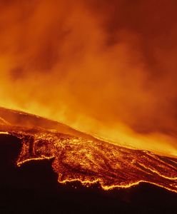 Islandia. Wybuch wulkanu Fagradalsfjall w pobliżu Reykjaviku