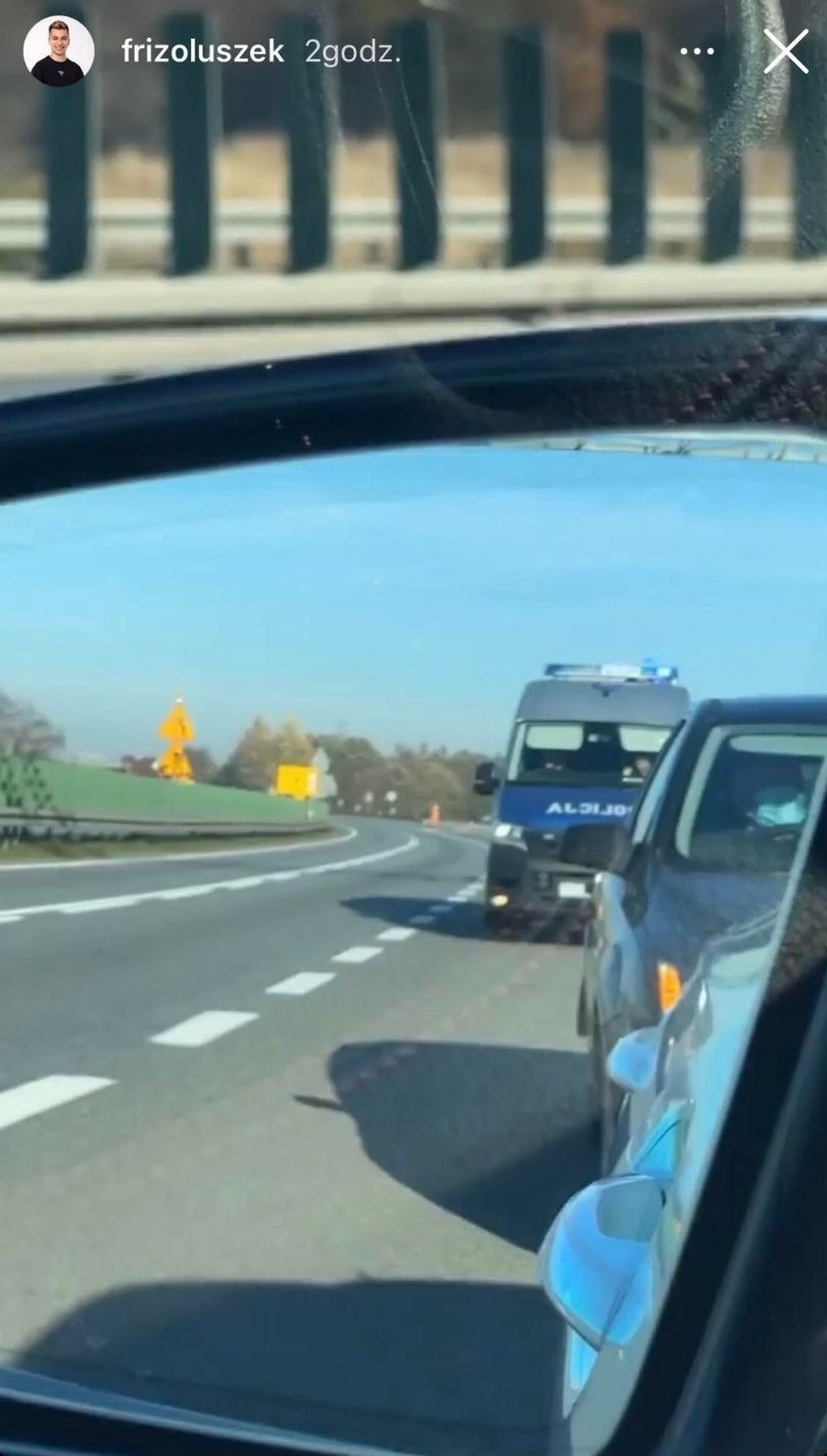Friz relacjonuje samochodową stłuczkę