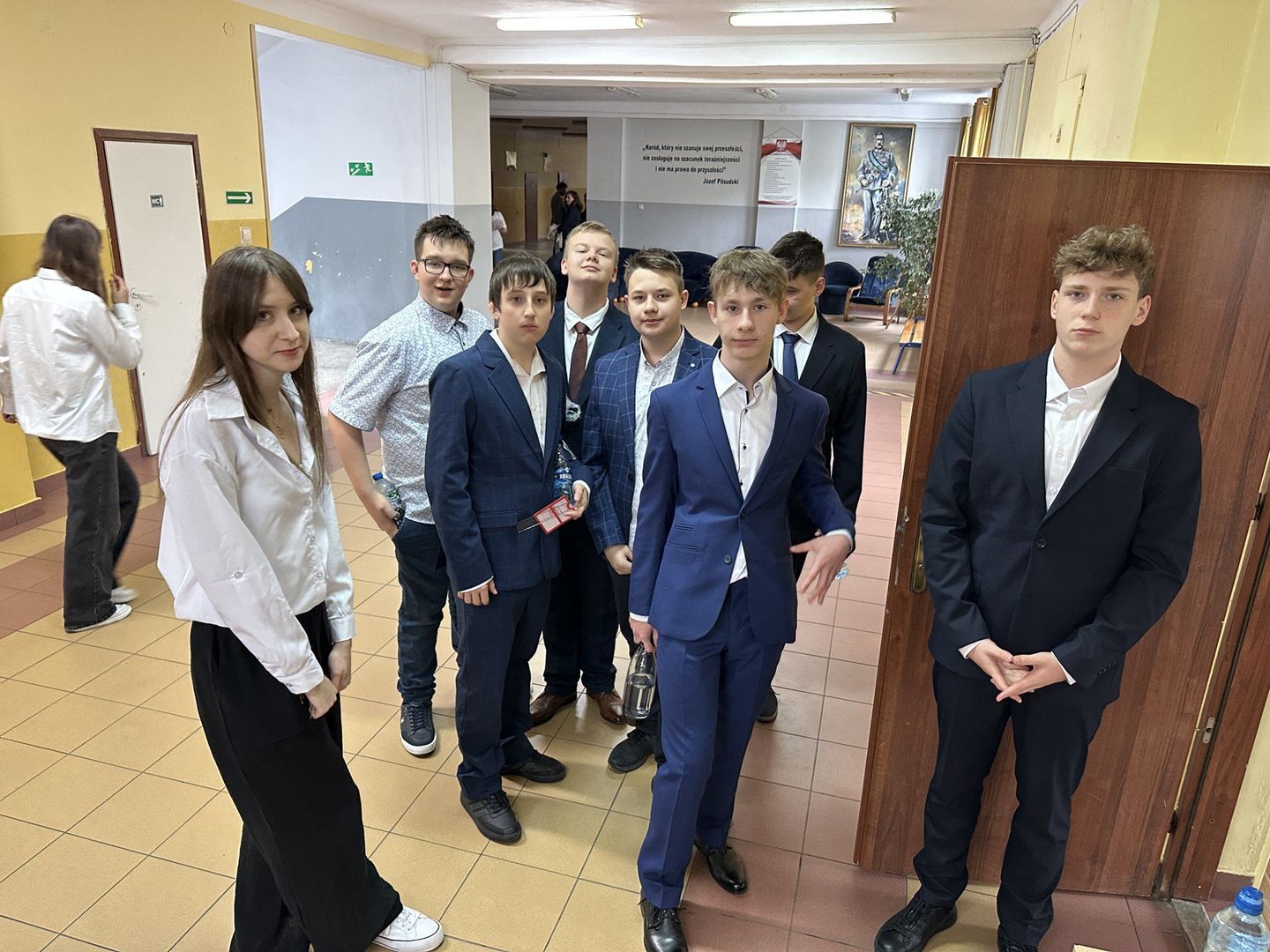 Byliśmy w SP nr 10 w Tomaszowie przed egzaminem z matematyki (14.05.2025)